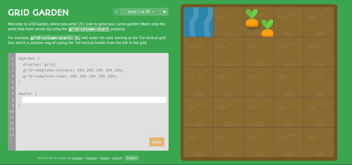 The Fun, easy way to learn CSS Grid… CSS Grid Garden